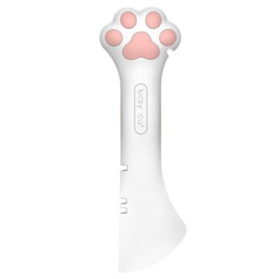 China Cats Pet Can Spoon Feeding Stirring Cat Spatula Cat Silicone Can Opener for sale