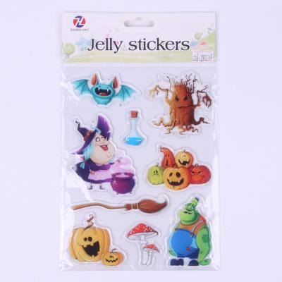 China Decorative Sticker Cute Animals Jelly Sticker 2021 Hot-selling Sticker 3D Jelly Sticker For Kids for sale