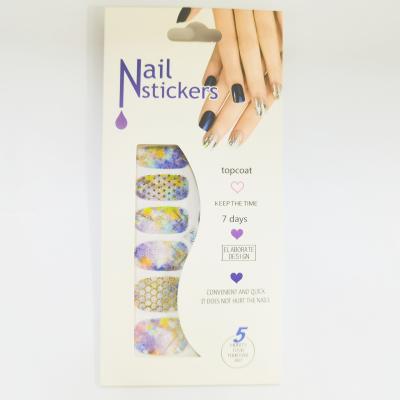 China Eco friendly hot sale fashional nail wraps wholesale custom nail stickers for sale