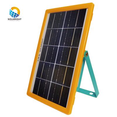 China Fast Charging Support Charger 6w 5v Monocrystal Solar Portable Panel with Charging Ports as Power Bank 10000mah Camp Lights Portable Solar Lantern for sale