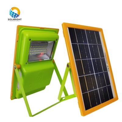 China Camping Portable Solar Flood Light with 10000mAh LiFePo4 Battery Outdoor Solar Camping Light for sale