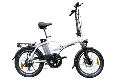 China batería li-ion eléctrico plegable/plegable de la aleación sin cepillo del motor 250W de la bici en venta