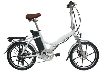 China Bici eléctrica plegable con el voltaje 36, ah batería de litio 10 y enchufe del marco de la aleación del USB en venta