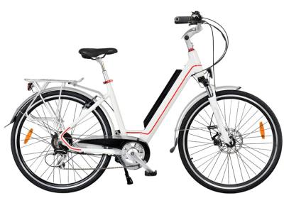 Chine Le vélo électrique à extrémité élevé de dames, le moteur de roue arrière et la pédale ont aidé le système à vendre