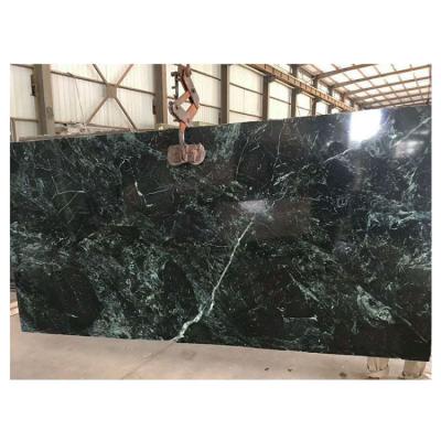 China Modern Top Quality Forest Green Onyx Marble India Green Marble Tiles Stone Granite for sale