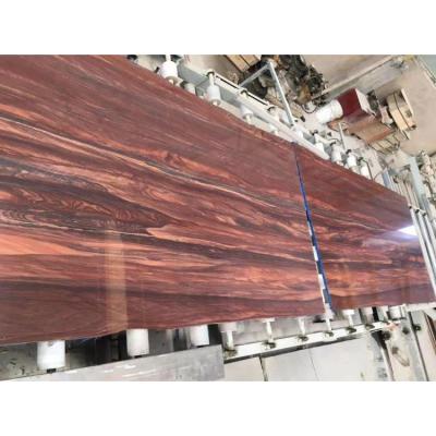 China Modern Nature Wood Look Red Wood Grain Marble With Red Vein Marble For Flooring Tile for sale