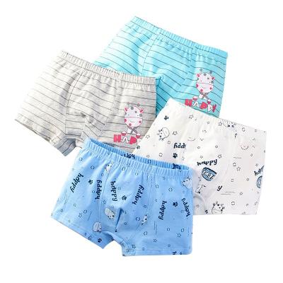 China Anti-wrinkle summer baby cotton cartoon boxers men's briefs boxer shorts for sale