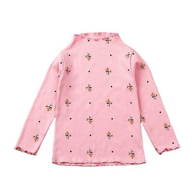 China European Spring Sleeve T-shirt Anti-shrink Kids Autumn And American Girls Bottom Baby Long Sleeve Top Clothes for sale