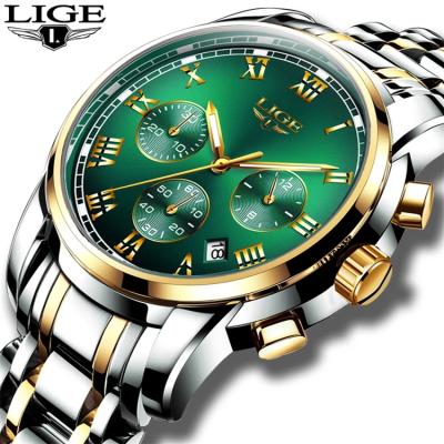 China Relojes Hombre 2020 LIGE New Mens Watches Luxury Brand Automatic Chronograph Male Date Sport Watches Waterproof Stainless Steel Quartz Men Watch for sale