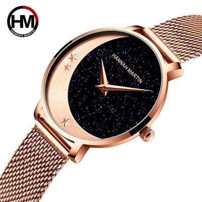 China New Arrival Hannah Martin HM-1334 Waterproof Watches Fashion Elegant Dress Ladies Bracelet Quartz Full Steel Women Watch Relogio Feminino for sale