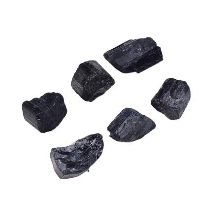 China Wholesale High Quality Black Tourmaline Crystal Gravel Raw Gemstone Feng Shui Stone Healing Mineral Specimen Decor Home Ornaments for sale