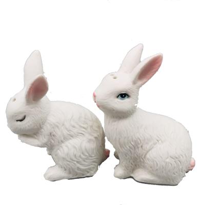 China Porcelain Crafts Creative Ceramic Decorative Rabbit for sale