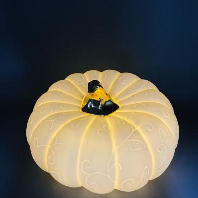 China Eco-friendly Decor China Home Manufacturer China Halloween Flat Pumpkin LED for sale