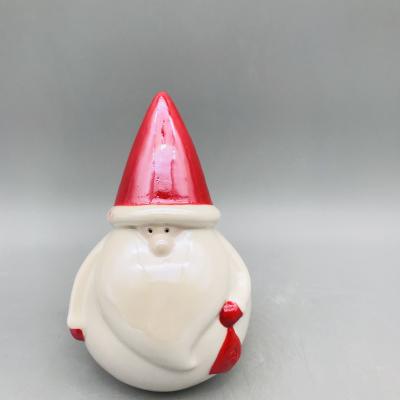 China New Design Eco-friendly Christmas Moving Ceramic Santa Claus For Sale for sale