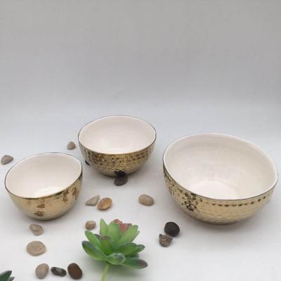 China Hot Sale Porcelain Plated Flower Pot Eco - Friendly Round Shape for sale