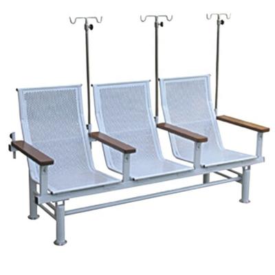 China Save Space Factory Sale OEM Service Infusion Chair Hospital Suppliers Medical Waiting Chair With Iv Pole for sale