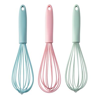 China Viable Manufacturer Wholesale Silicone Egg Stirring Beater Tool for Kitchen Stainless Steel Silicone Balloon Beater for sale