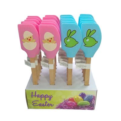 China Silicone Baking Spatula Food Grade Silicone Cream Cake Spatula Wooden Handle Viable Easter Scraper Silicone Baking Spatula for sale