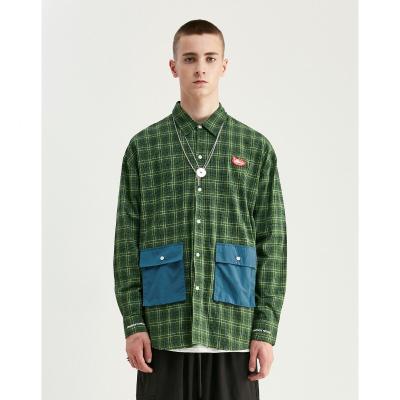 Κίνα Καπιτονέ Flannel Check Ανδρικά πουκάμισα προς πώληση