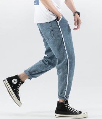 Cina Piccoli produttori di abbigliamento moq Pantaloni da uomo in tessuto da 11Z a 130Z Pantaloni corti azzurri con tasche in vendita