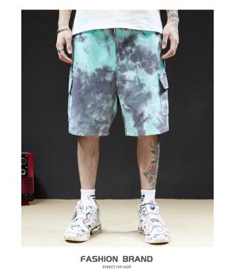 China Mourning Series Dünne Sommershorts Mint Green Taro Purple Batik-Basketballshorts zu verkaufen