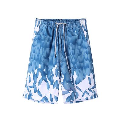 Chine Les shorts des bas d'habillement hommes minimum de fabricant impriment à séchage rapide avec des shorts légers de plage de poche de cordon à vendre