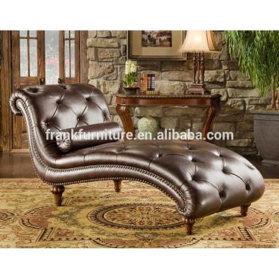 China OEM Cheap Indoor Synthetic Leather Convertible Lounge Chaise Lounge OEM Factory Description for sale