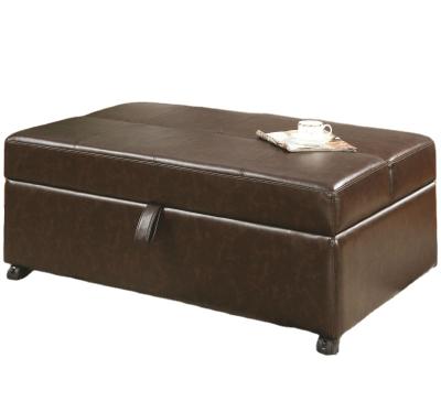 China Frank Furniture Leather Folding Storage Stool Bed Velvet Storage Stool Bench for sale