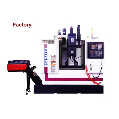 China High Precision VMC600 Axis CNC Metal Milling Machine XH7126 Machining Center Milling Machine for sale