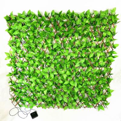 China Art Decor Discounts Product 3d Wall Plant Panel Garden Supplies Luminous Green Wall Vertical LED Garden for sale