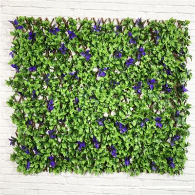 China EASILY ASSEMBLED ARTIFICIAL EXPANDING FICUS LEAF BOXWOOD LEAF EXPANSION WILLOW TRELLIS for sale