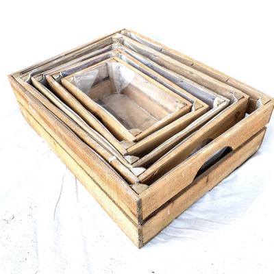 China CLASSIC garden design wooden pots for planters flower pot stand for sale