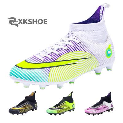 China High-cut turf soccer and low-cut football brand indoor sports shoes for sale