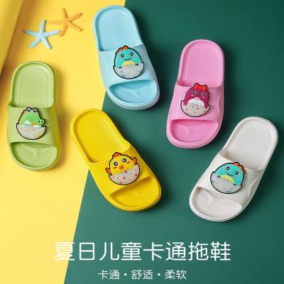 China 2021 Fashion Trend Kids Slippers Night Light Cartoon Slippers Light Soft Unique Eva Children Slippers for sale