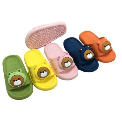 China Wholesale Cartoon Boy Girl Cartoon Slipper Children Fashion Trend Unique Thick Unique Super Soft Eva Beach Nude Slipper for sale