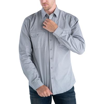 China LooseLong Casual Sleeve Solid Color Shirts Men New Arrival Casual Shirts for sale