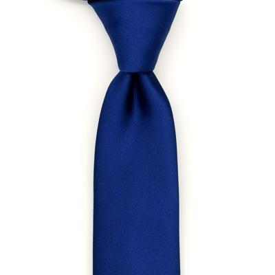 China Woven 2021 Solid Color Polyester Tie Men's Tie With Custom Logo For Formal Place for sale