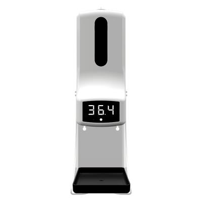 China Double Function Thermometer 12 Tongues K9 Pro Wash Liquid Soap Dispenser High Temperature Chilled Free Soap Dispenser Function for sale