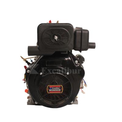 China 2021 New Small SD650 13.6HPSingle Cylinder 4 Stroke Air Cooled Air Cooled General Diesel Engine for sale