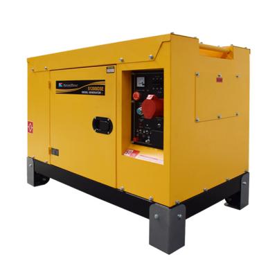 China Excalibur hot sale! home use generator 3Kw to 10Kw 12KVA small diesel silent generator with good price S10000DS for sale