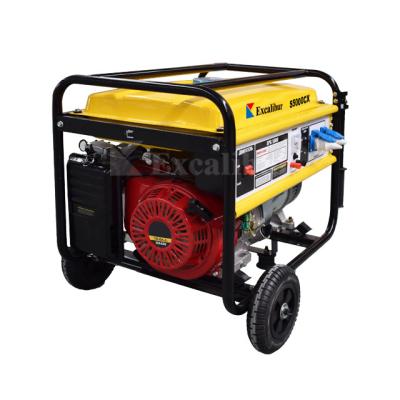 China EXCALIBUR S7500CX S5000CX Open Frame 6.0KW Gasoline Portable Generator for sale