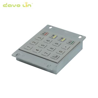 China Membrane Mini USB 4x4 16 Keys 4x4 16 Keys Vandal Proof Keypad Vandal Proof Matrix Vandal Proof Industrial Keypad for sale