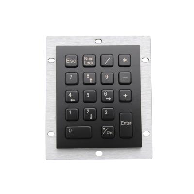 China Numeric keypad black metal computer with mini usb 18keys steel mechanical button in numeric keypad slim metal for sale