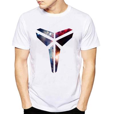 China 2022 high quality Anti-wrinkle men's T-shirt summer short-sleeved fashion with basketball stars logo for sale