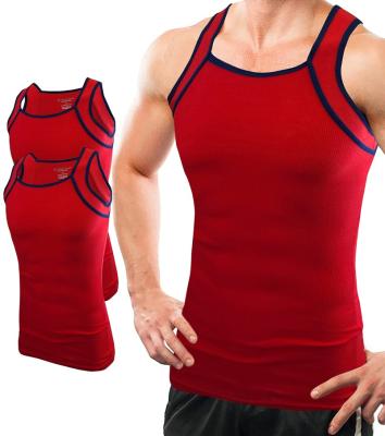 China 100% QUICK DRY Cotton Gym Fitness Breathable Ribbed Absorbent Wife Tank Tops Mens Sweater Mens Sweater for sale