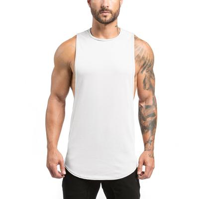 China QUICK DRY Mens Muscle Singlet Vest Gym Mens Bodybuilding Sleeveless Fitness Running Logo Tank Tops Custom Made for sale