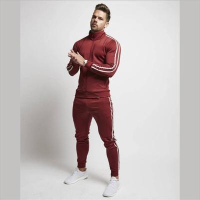 China Fashion Custom Made Polyester Tracksuits Tracksuit Sportswear Simple French Terry Sweatsuit Men for sale