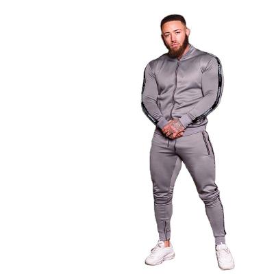 China Custom Logo Zipper Cotton Sweat Suit Men's Thermal Sports Suit Jogger Suit Men Tracksuit Zip Up Sports Wear Winter Sweat Suits For Men for sale