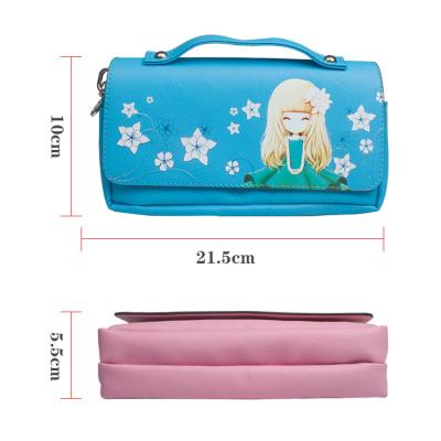 China Custom Cute Box Dustproof Shockproof Waterproof Eva Pencil Case Big Capaticity Printing Pencil Case Kids Pencil Case With Handle for sale