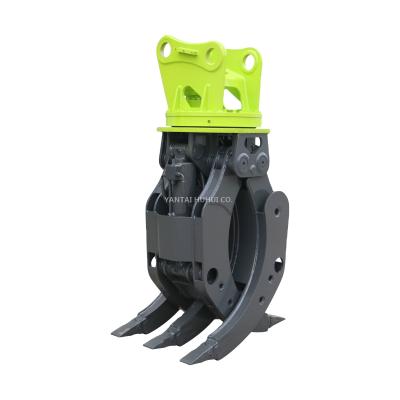 China Construction worksÂ   Hydraulic Grapple For Excavator SH120-6 SH130-6 SH160-6 Turning Grapple for sale